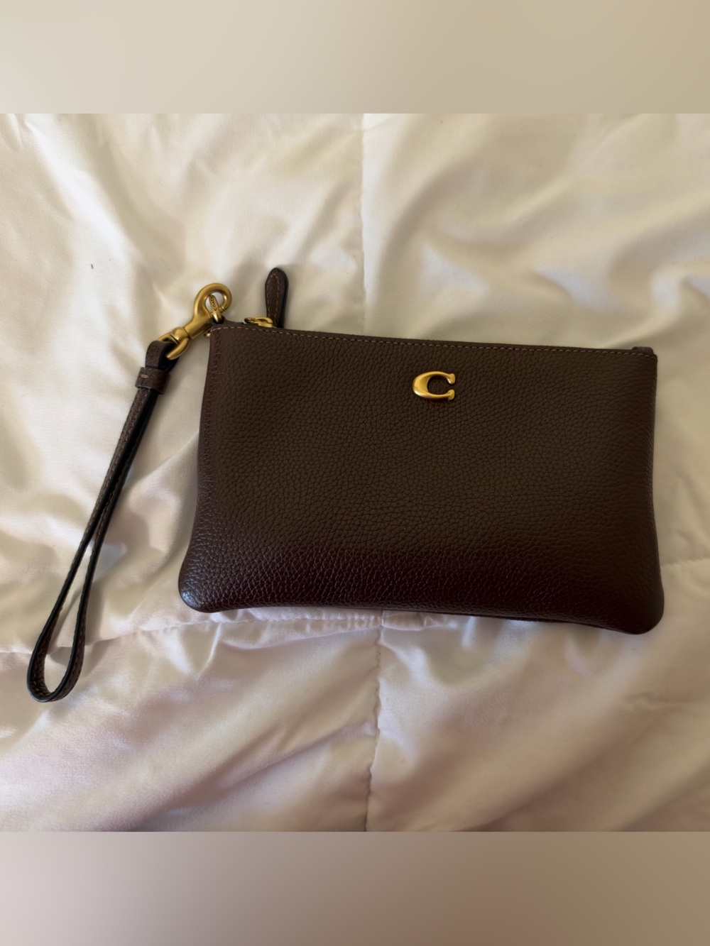 Coach Maple Wristlet